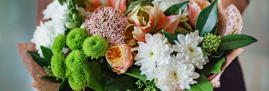 bouquet de fleurs bouton